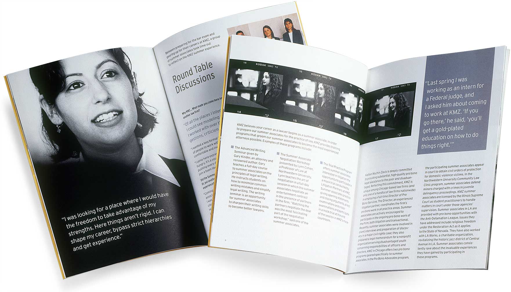 katten-m-zavis_recruiting-book.jpg Art Direction by: Bart Crosby, Crosby Associates
